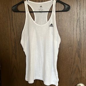 Nike white “climalite” tank top